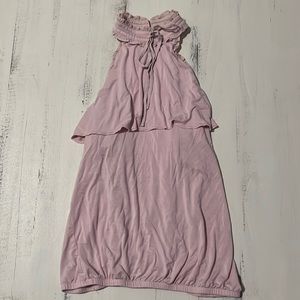 Express Pink Mock Neck Top